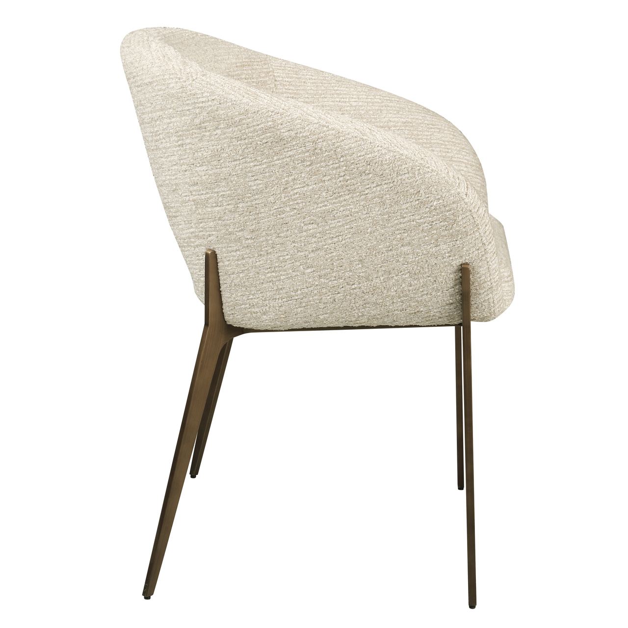 215449 - Dining chair Kenzi natural linear fire retardant