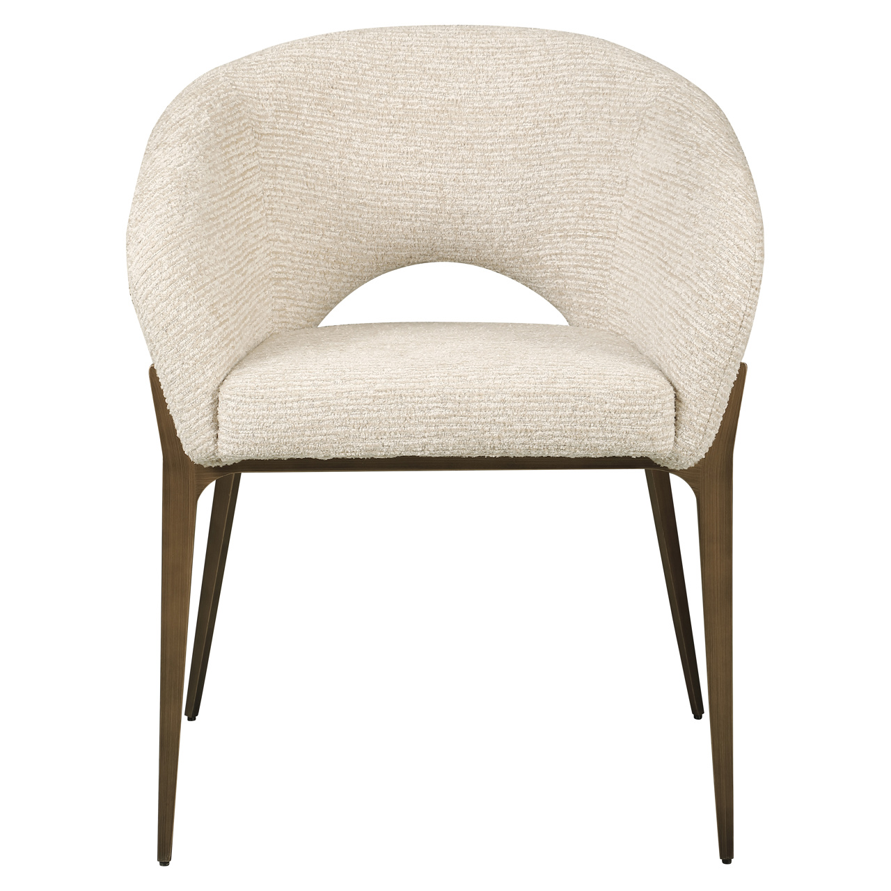 215449 - Dining chair Kenzi natural linear fire retardant