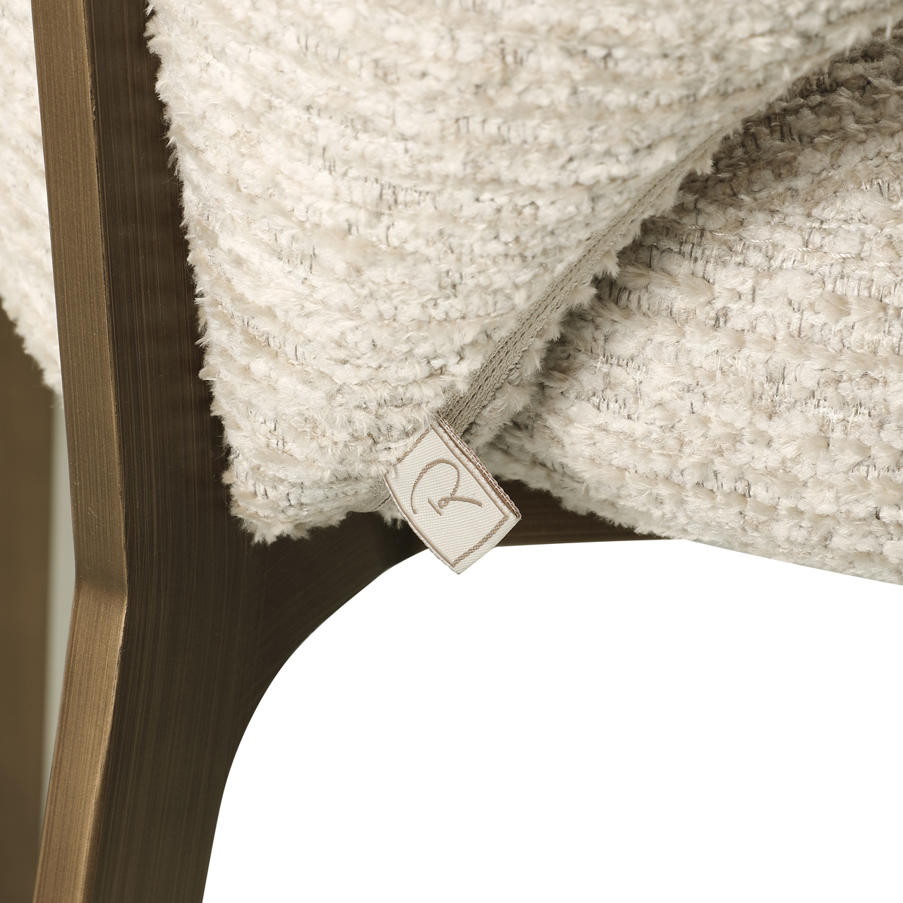 215449 - Dining chair Kenzi natural linear fire retardant
