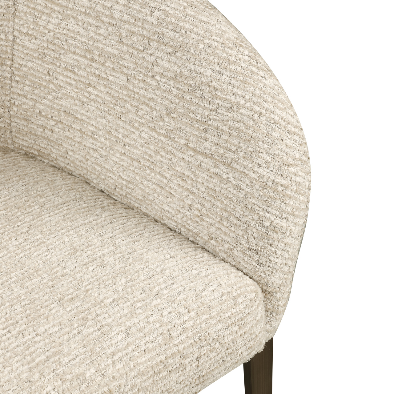 215449 - Dining chair Kenzi natural linear fire retardant