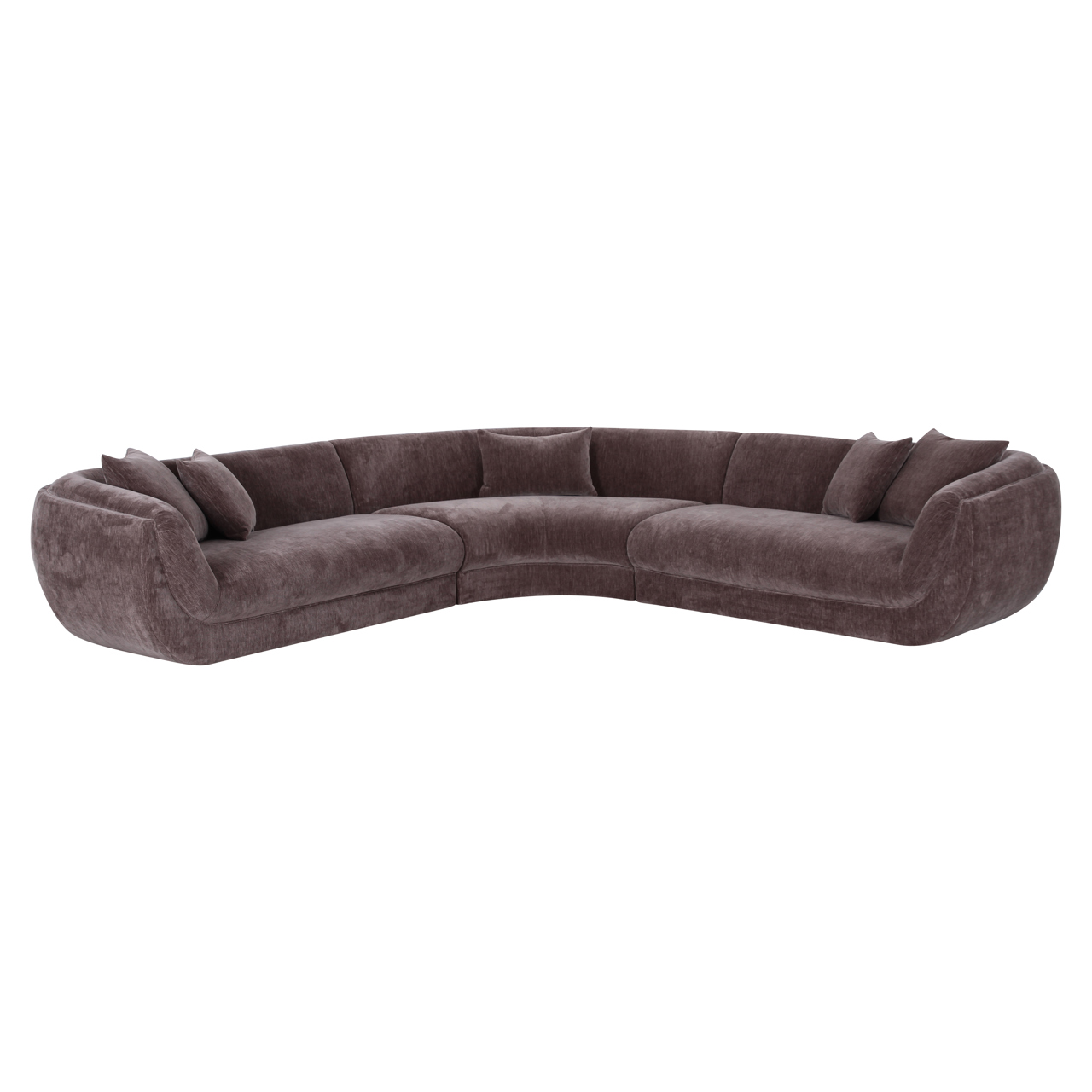 215516 - Sofa Gianelle Be straight dark brown