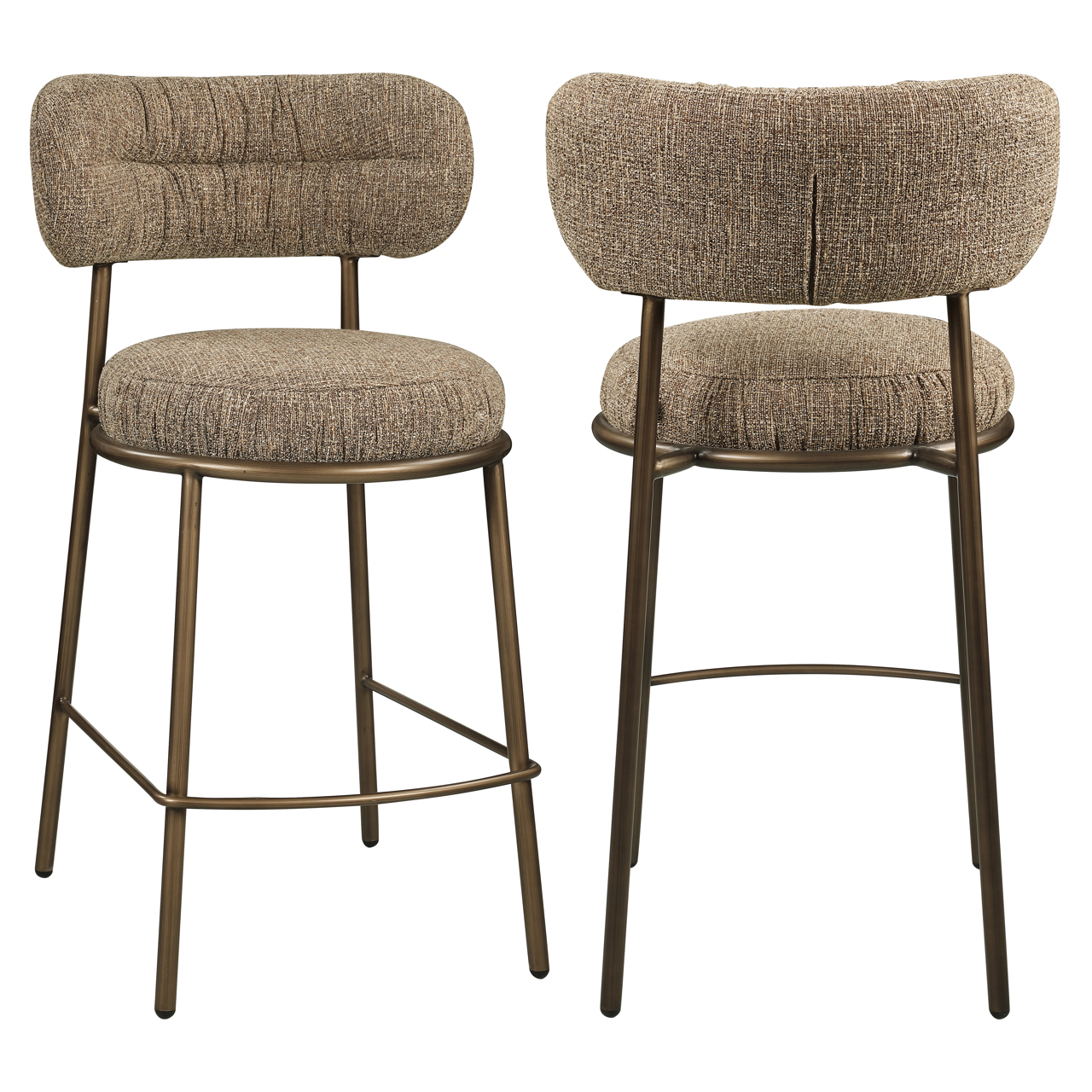 215694 - Counter stool Encanto brown tweed