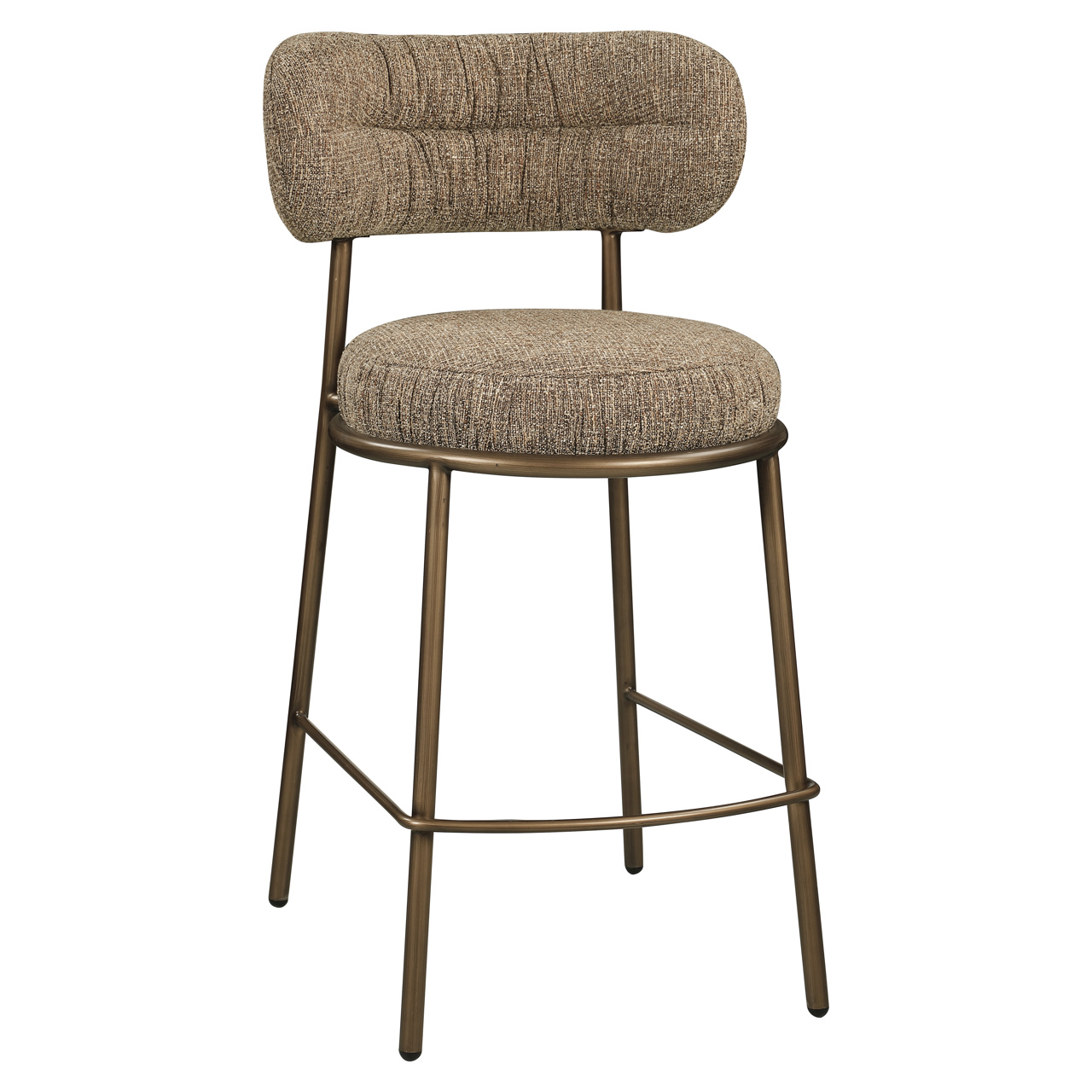 215694 - Counter stool Encanto brown tweed