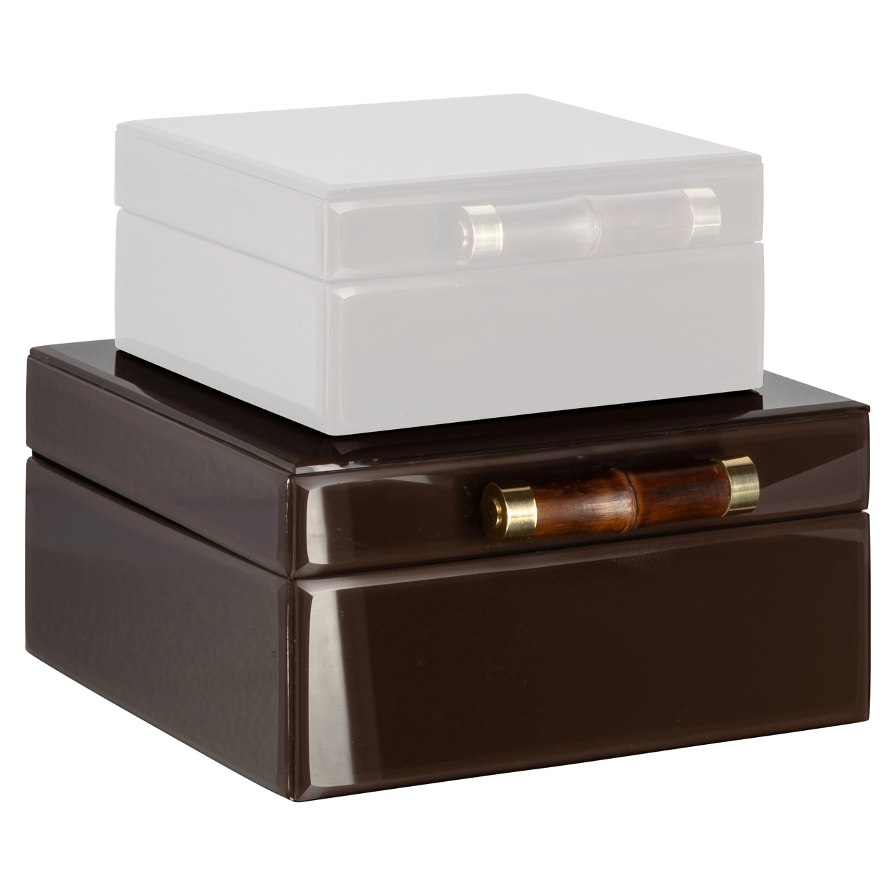 215829 - Storage box Echo dark brown large