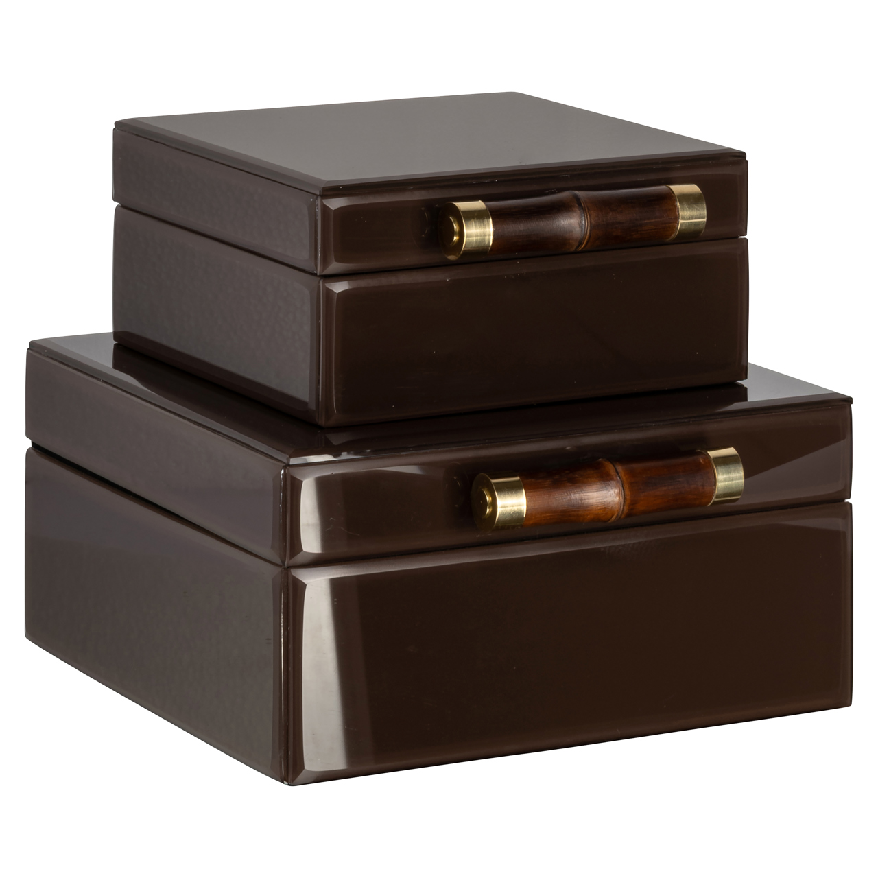 215829 - Storage box Echo dark brown large