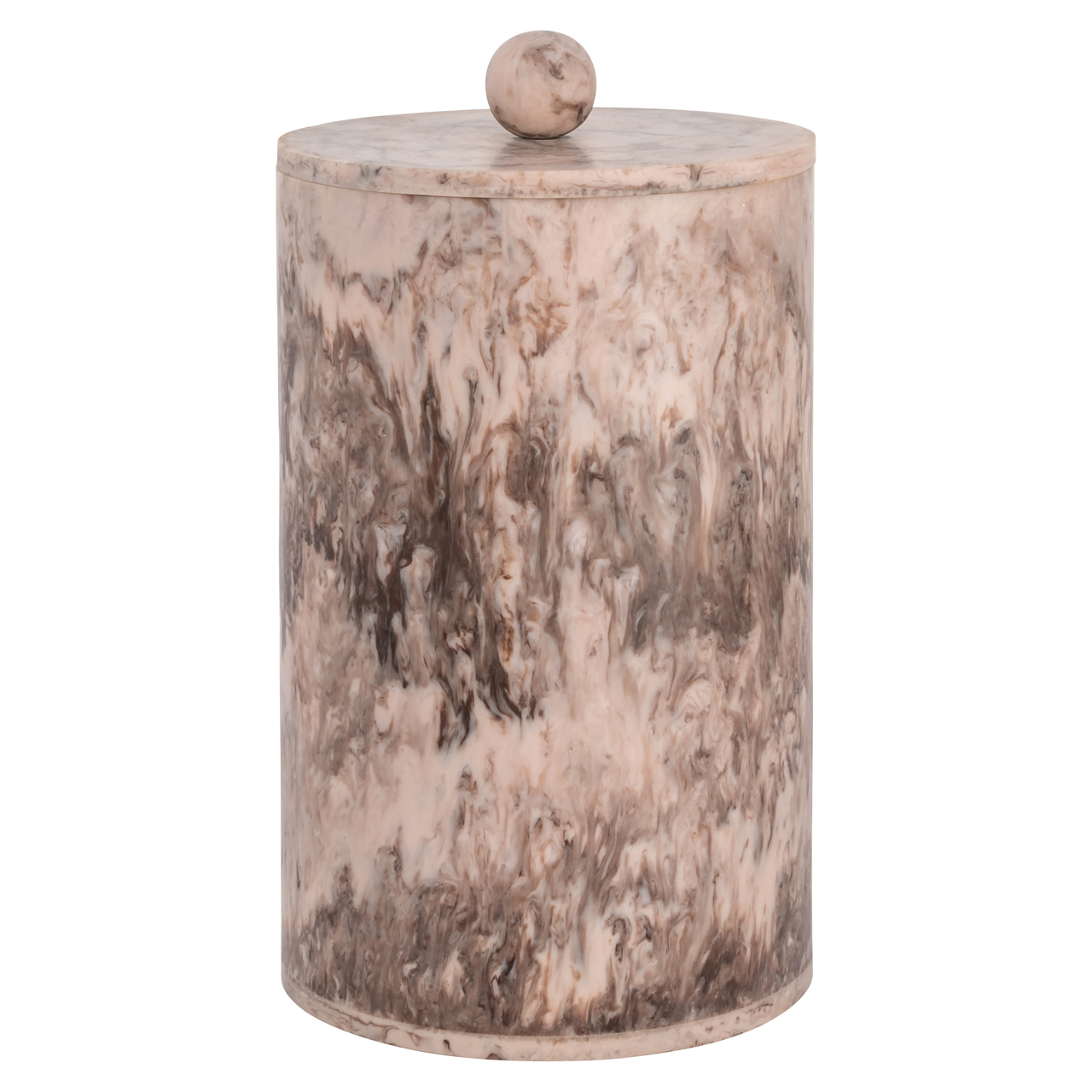 215906 - Storage box Rosaline chocolat brown storage jar small