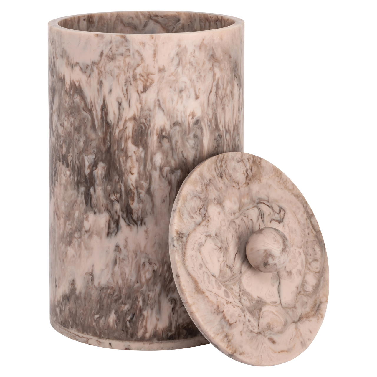 215906 - Storage box Rosaline chocolat brown storage jar small