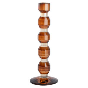 215915 - Candle holder Lowan brown small