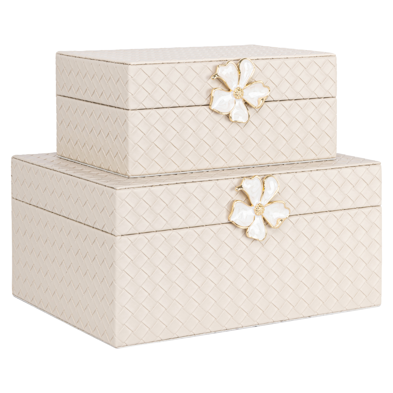 215925 - Storage box Lillie ivory small