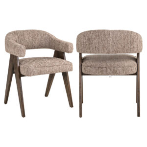 216020 - Dining chair Mori mocca linear fire retardant