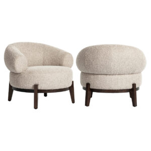 216046 - Lounge chair Montana natural chunky fire retardant