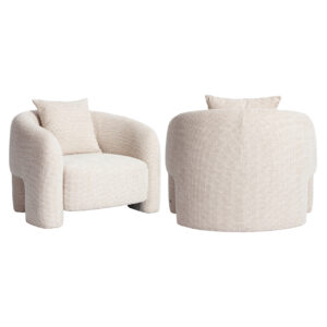 216049 - Lounge chair Tuscany beige blockweave