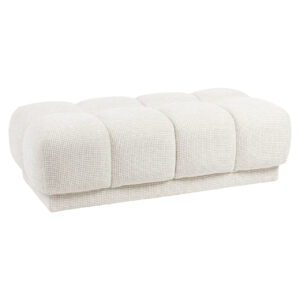 216057 - Pouffe & Footstool Noah beige blockweave