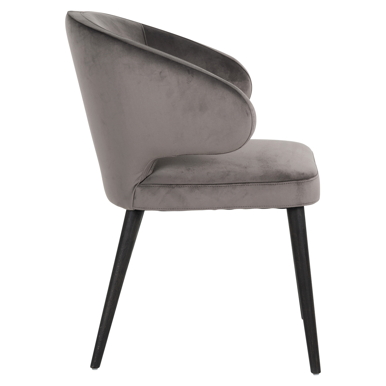 S4497 STONE VELVET - Dining chair Indigo stone velvet