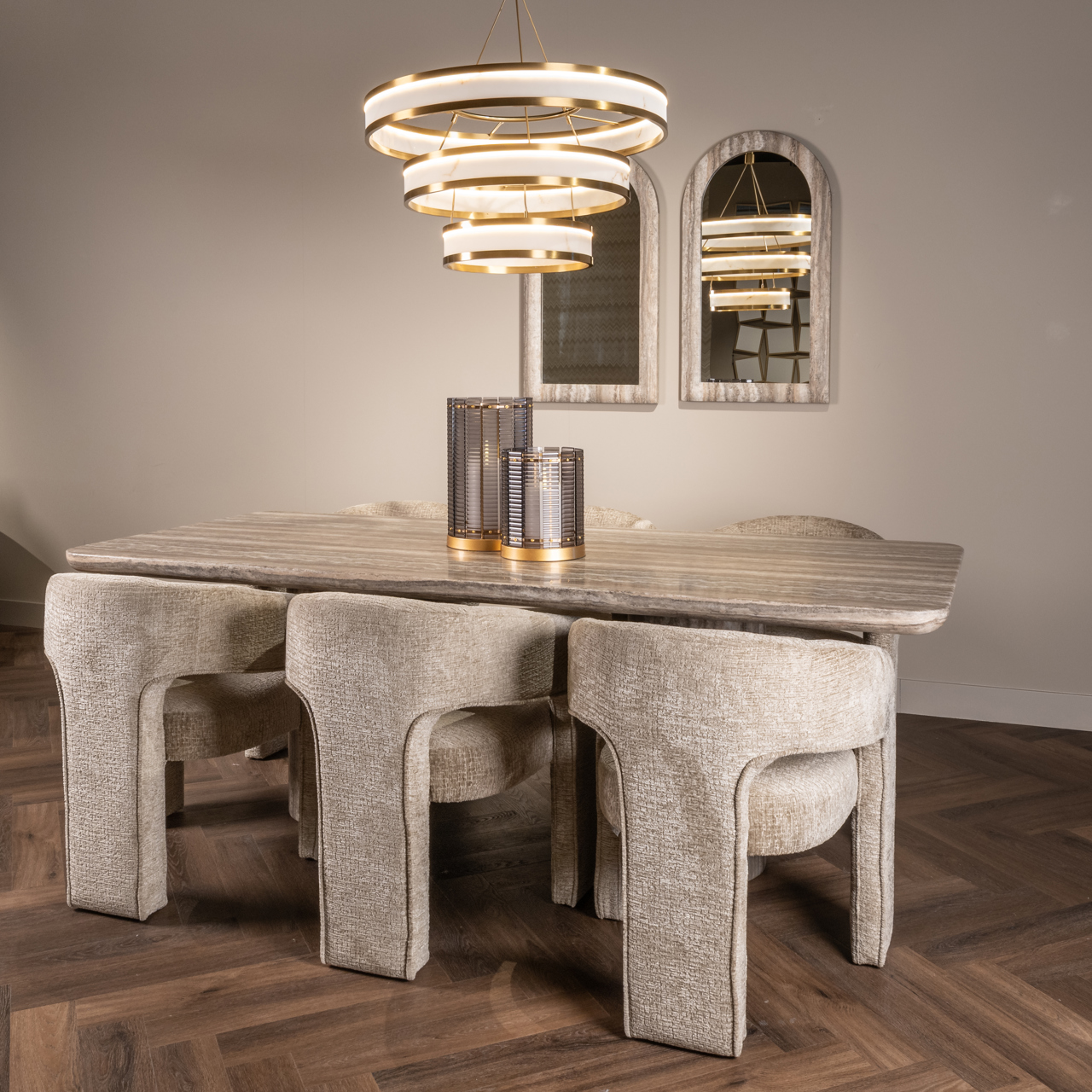 S4733 FR DESERT FUSION - Dining chair Belle desert fusion fire retardant
