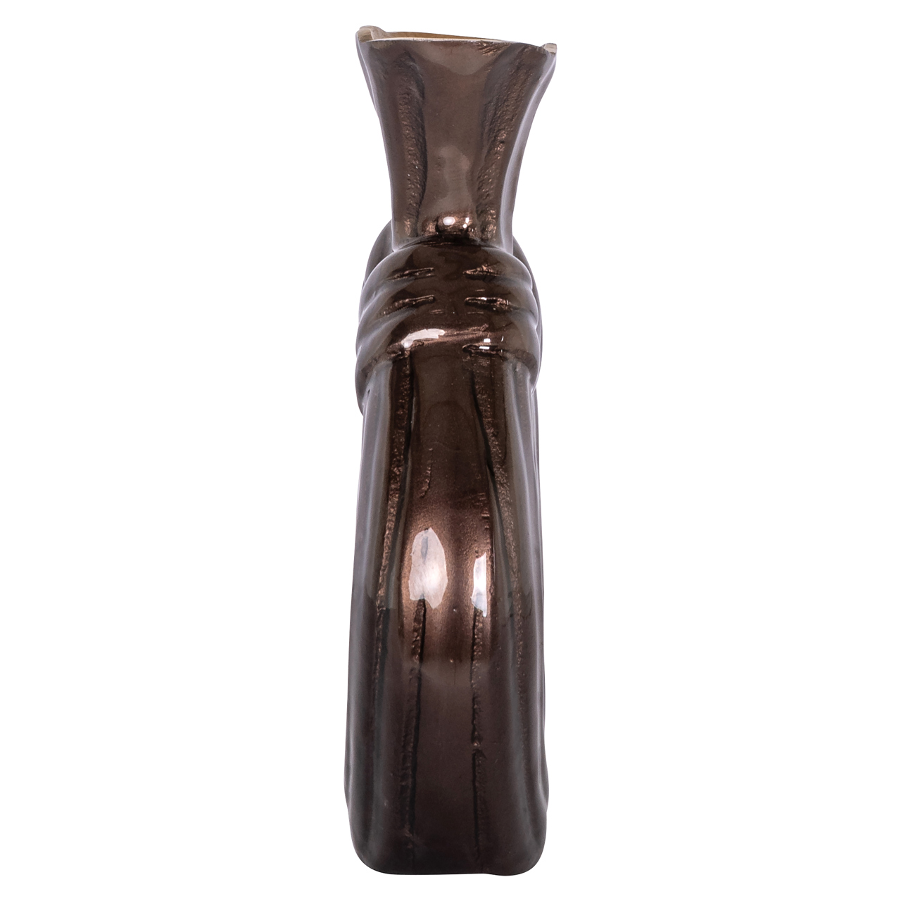 -VA-0424 - Vase Suen dark brown small