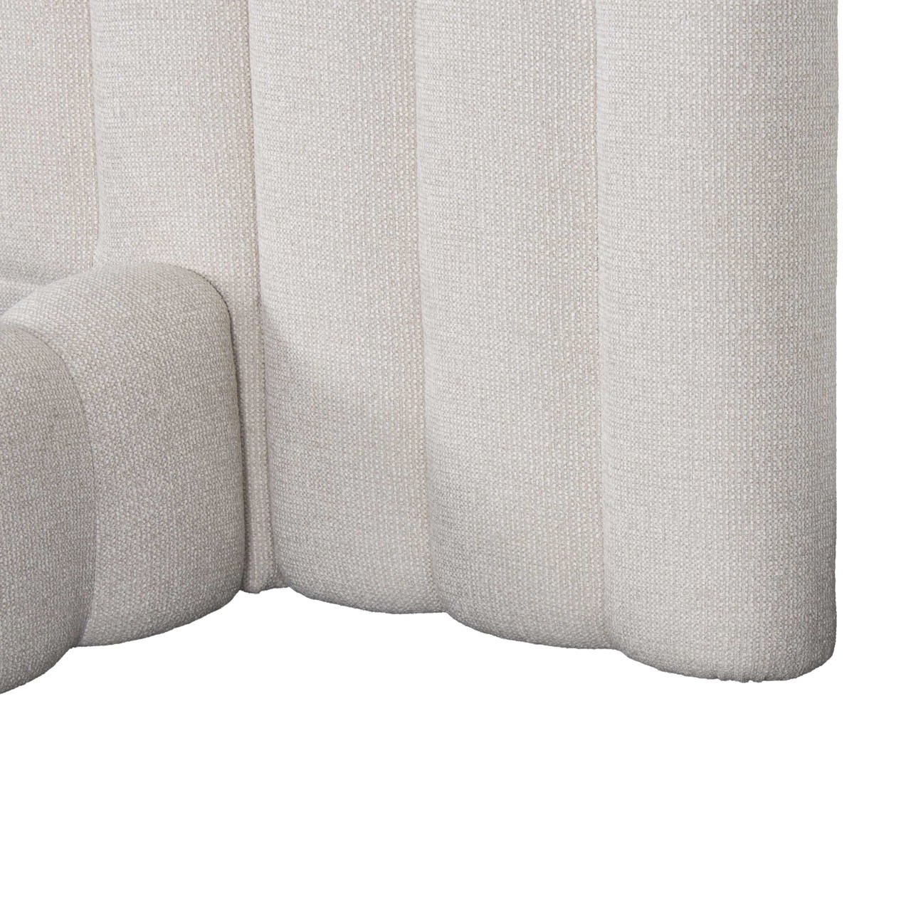 S6006 CREAM FANCY - Bed Cupidon cream fancy 180x210 (mattress size (excl.)) with storage