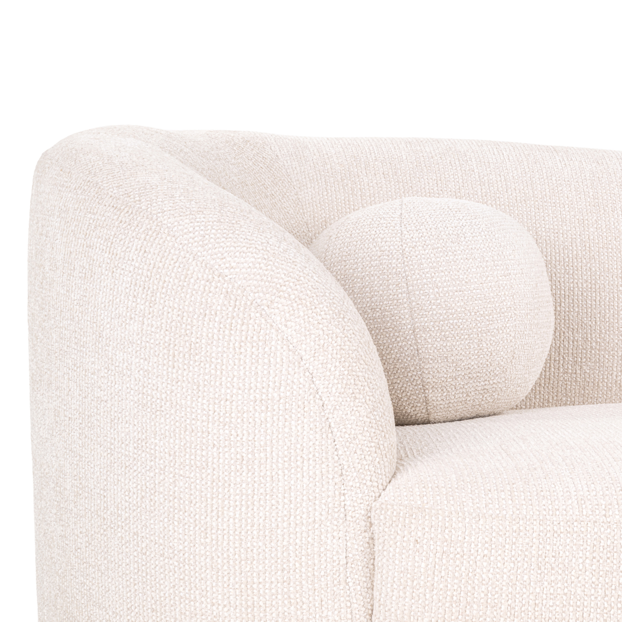 S5193 CREAM FANCY - Sofa Emma cream fancy chaise longue