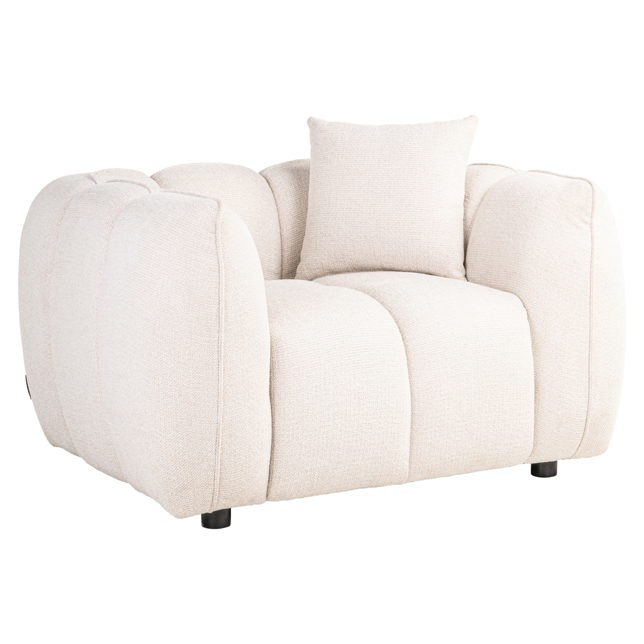 S5194 CREAM FANCY - Lounge chair Jezebel cream fancy