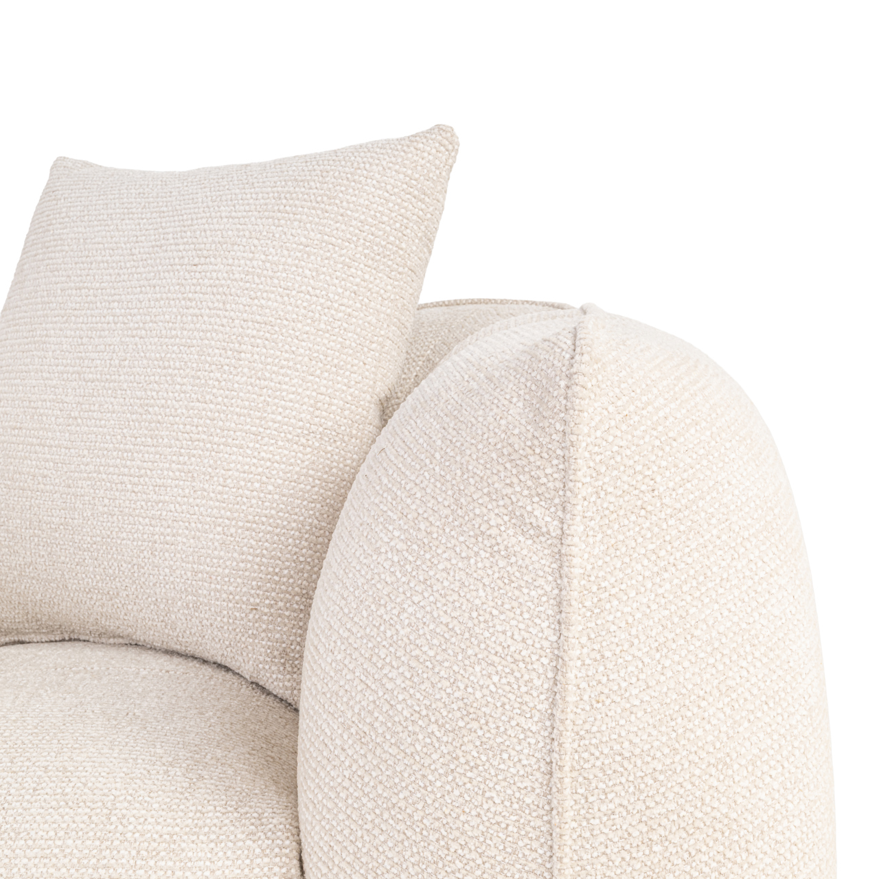 S5194 CREAM FANCY - Lounge chair Jezebel cream fancy