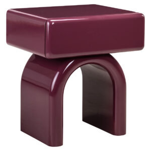 825339 - Nightstand Bennet burgundy 1-drawer
