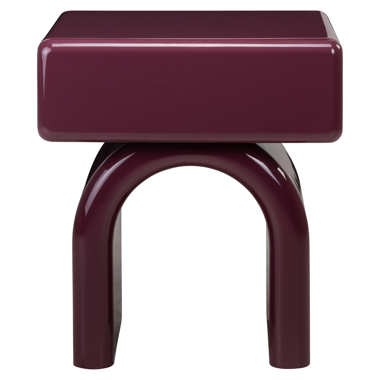 825339 - Nightstand Bennet burgundy 1-drawer
