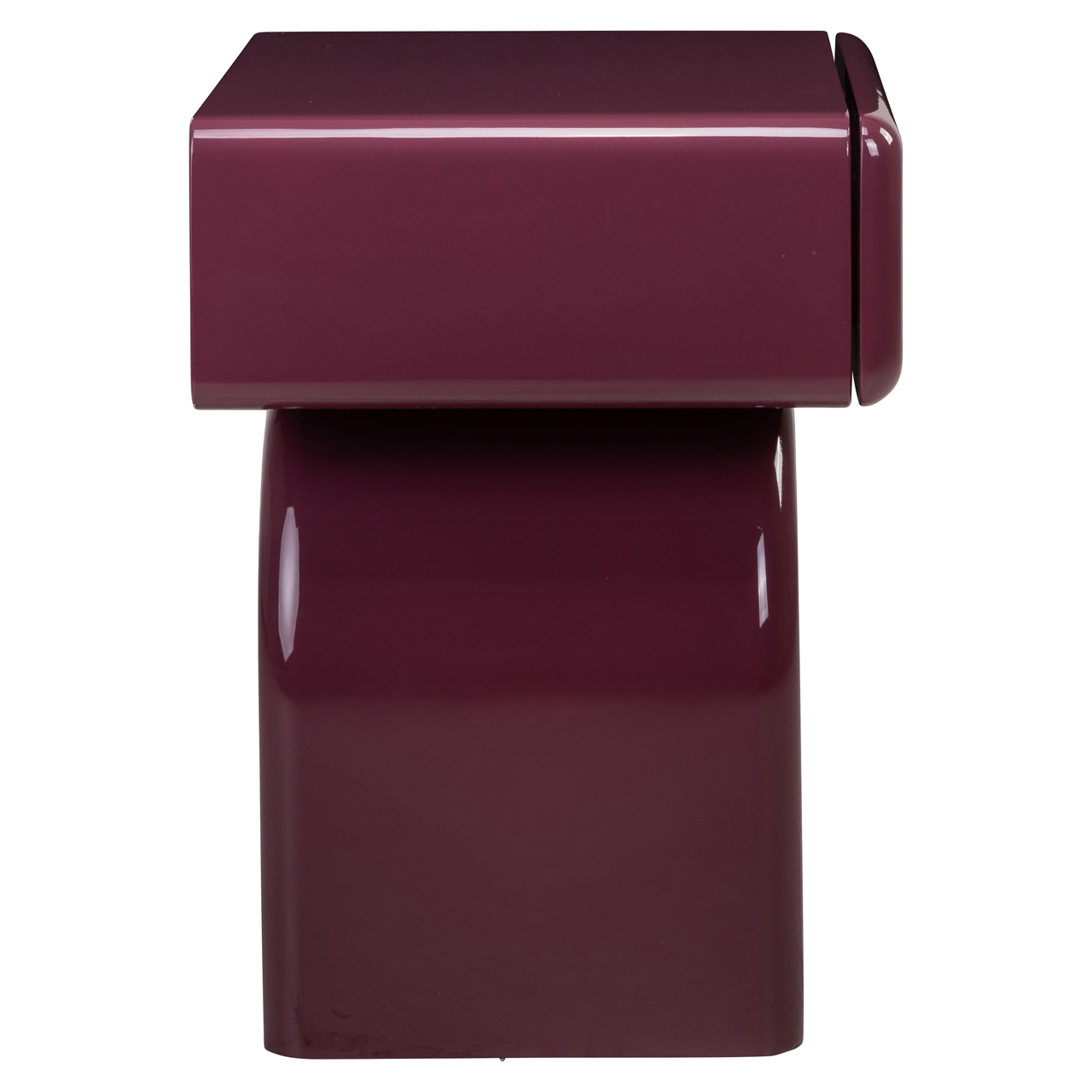 825339 - Nightstand Bennet burgundy 1-drawer