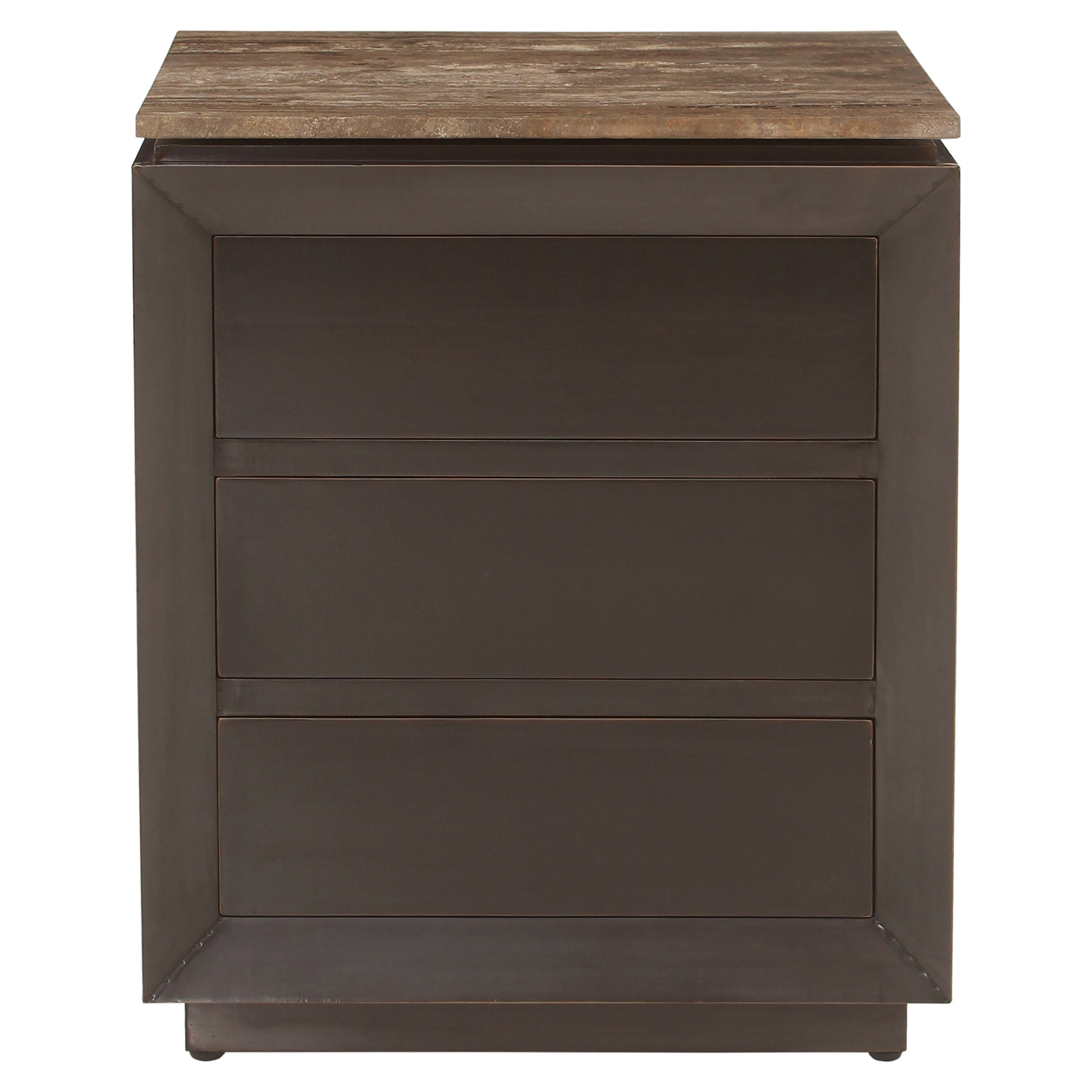 6930 - Nightstand Russo ash brown 3-drawers
