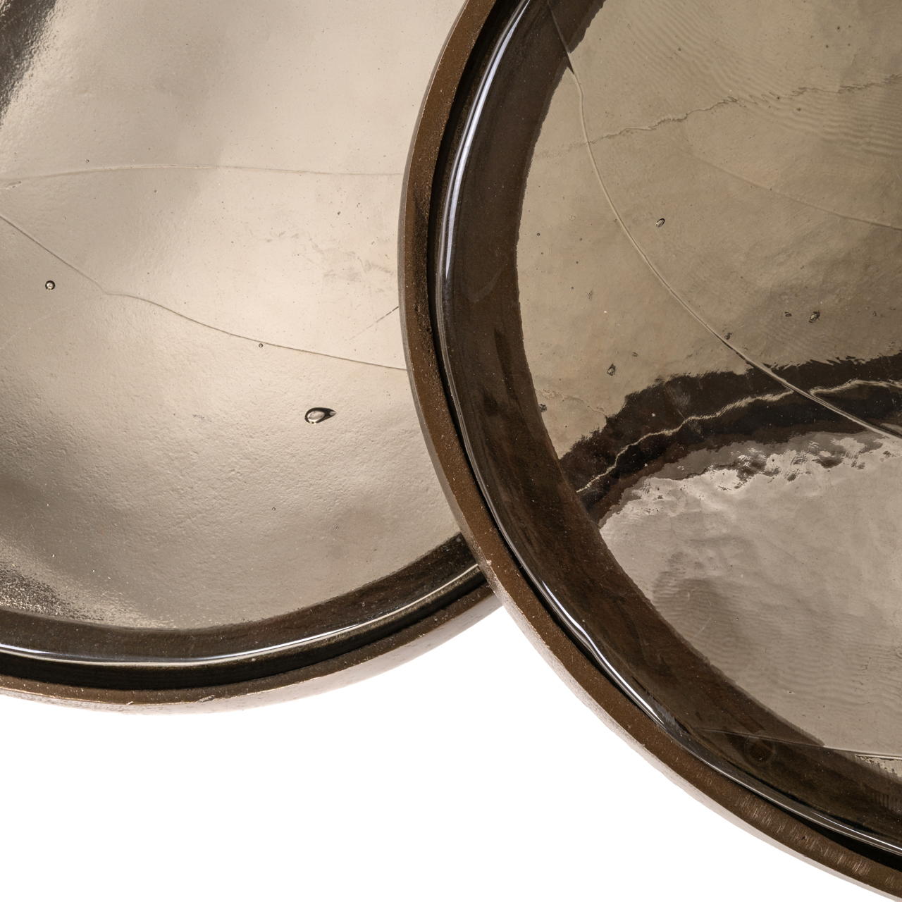 825508 - Coffee table Fairfield brass antique (Set of 2)