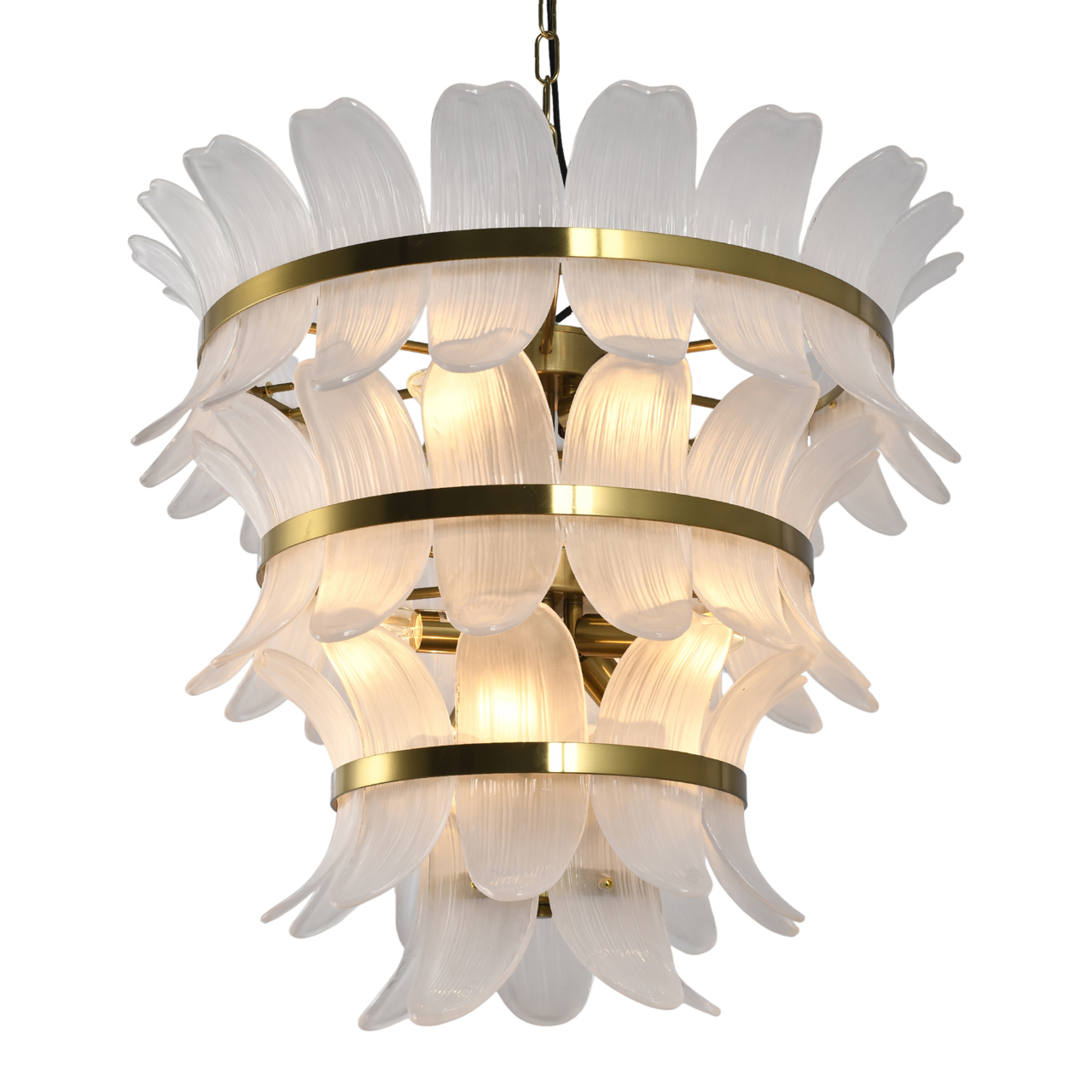 214481 - Chandelier Ameline brass antique