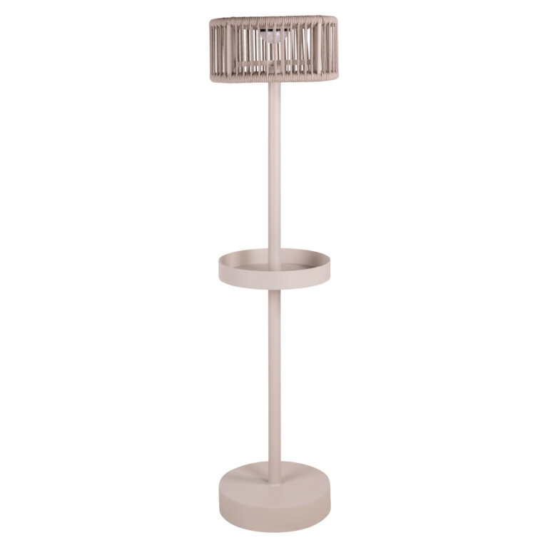 Lampa podłogowa zewnętrzna Lunar jasnobeżowa