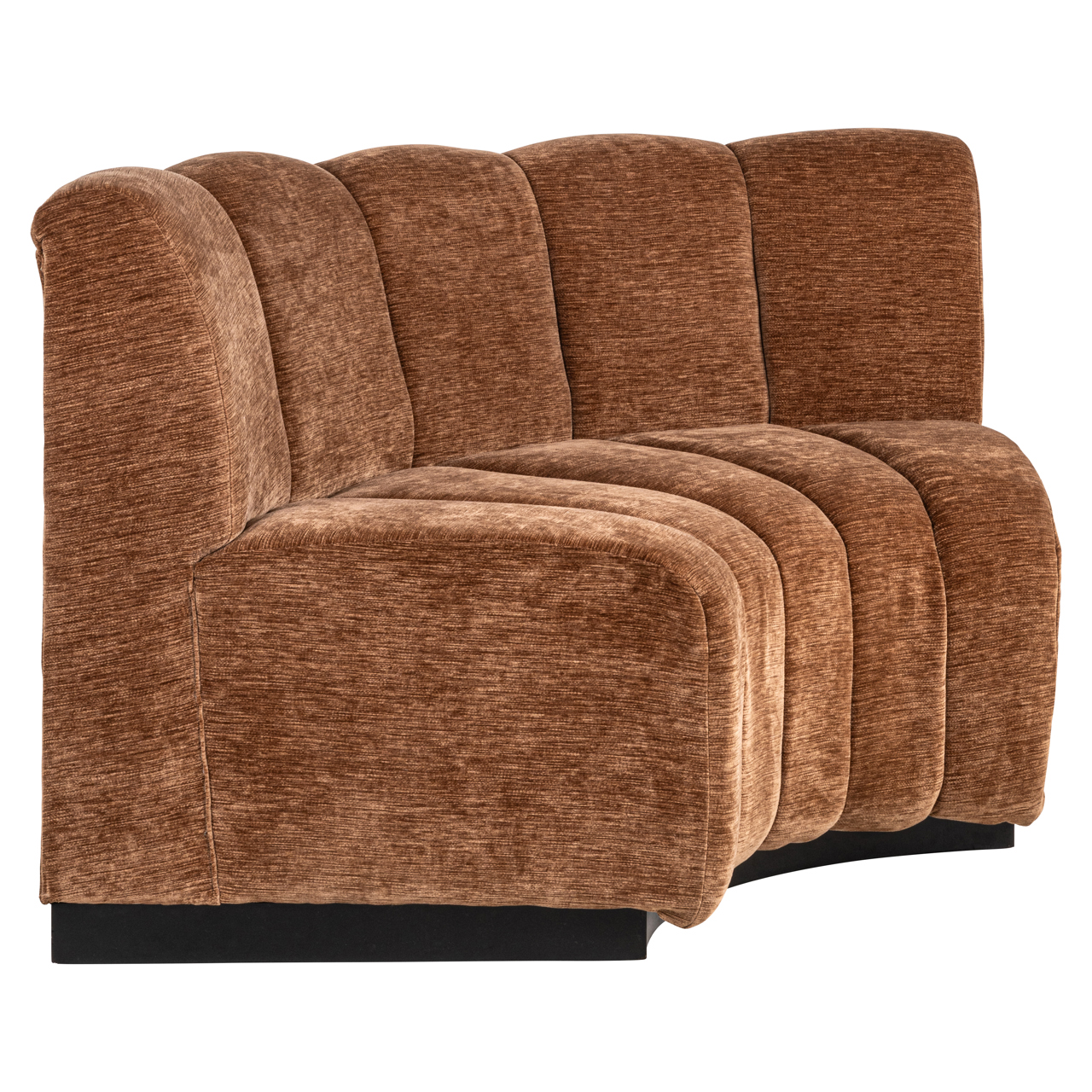 S4620 CORNER FR - Dining bench Hillpark customized round corner fire retardant