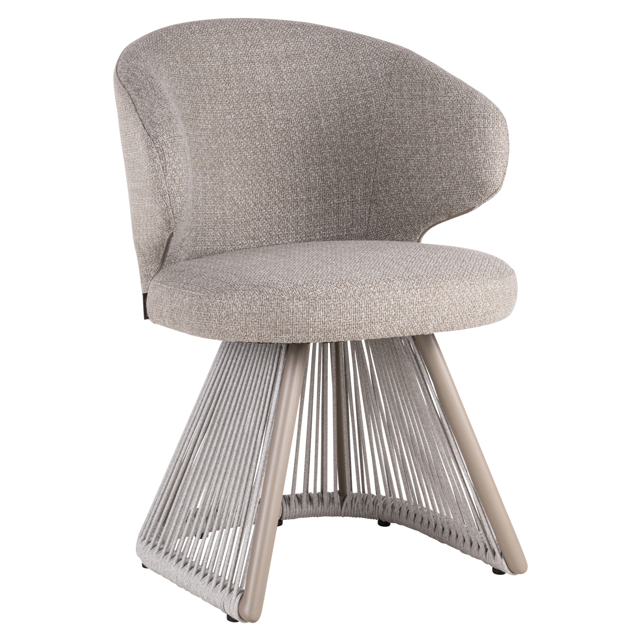 215183 - Outdoor dining chair Nuba greige alpine