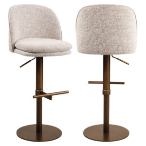 215454 - Bar stool Vesper mocca fancy swivel