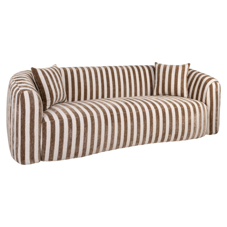 Sofa Luxandra paski piaskowe