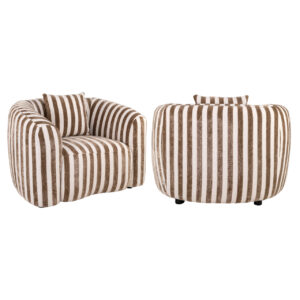 215504 - Lounge chair Luxandra stripes sand