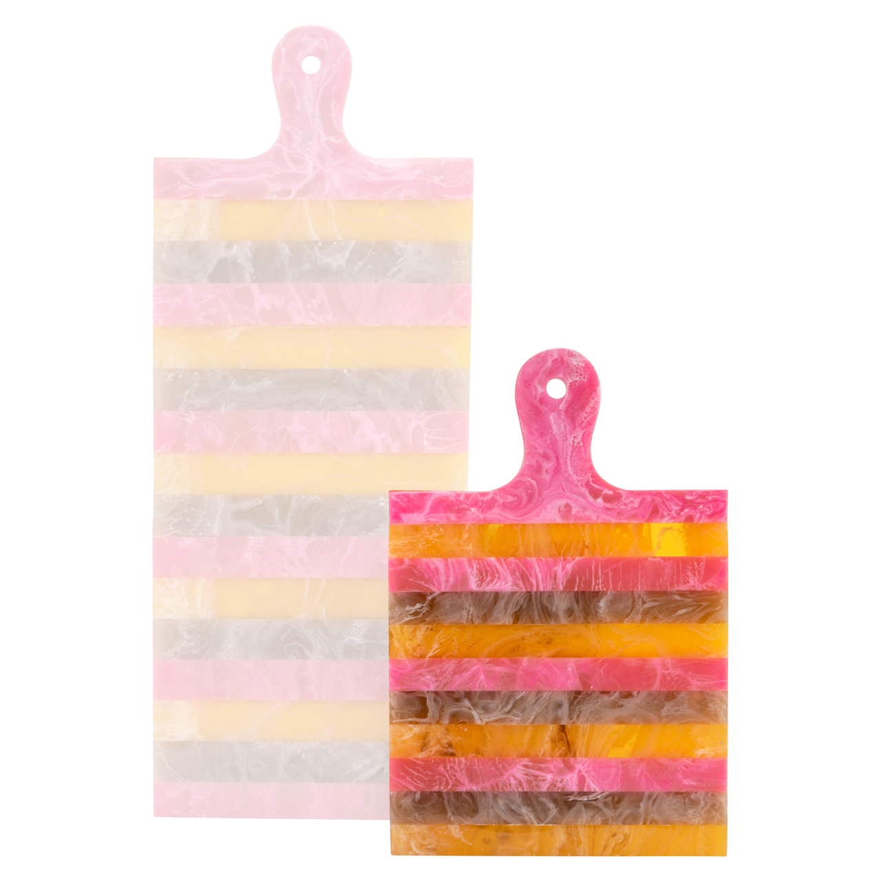 215885 - Tray Cindy pink/orange - serving board small