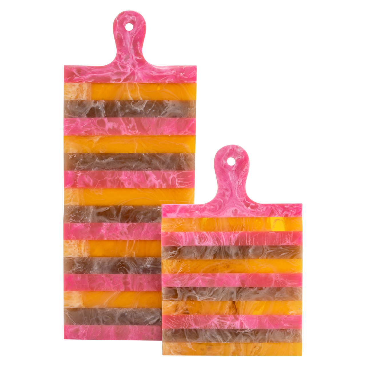 215885 - Tray Cindy pink/orange - serving board small