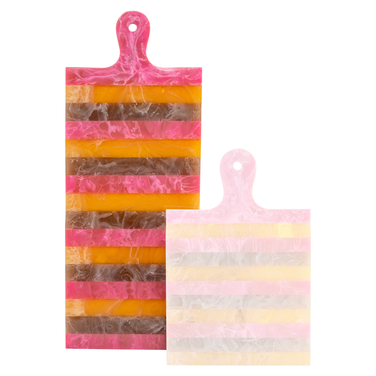 215886 - Tray Cindy pink/orange - serving board large