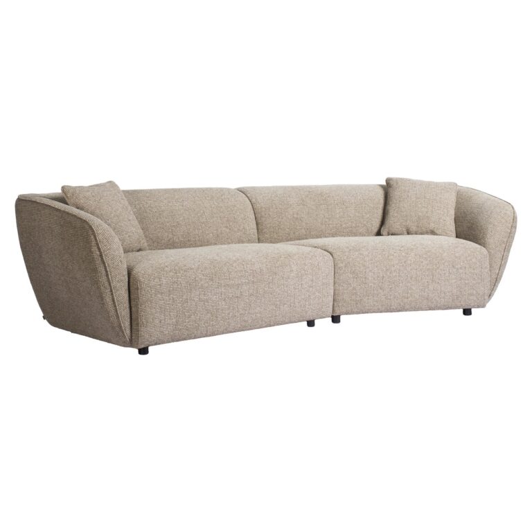 Sofa Armand naturalna o splocie blokowym