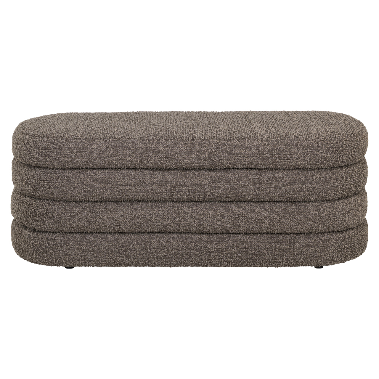216066 - Pouffe & Footstool Camille brown chunky
