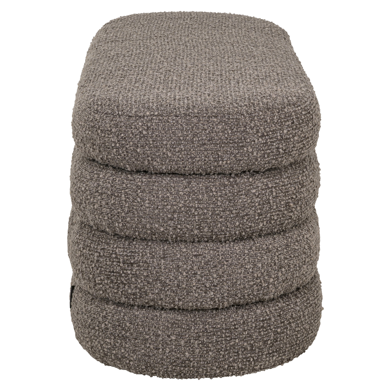 216066 - Pouffe & Footstool Camille brown chunky