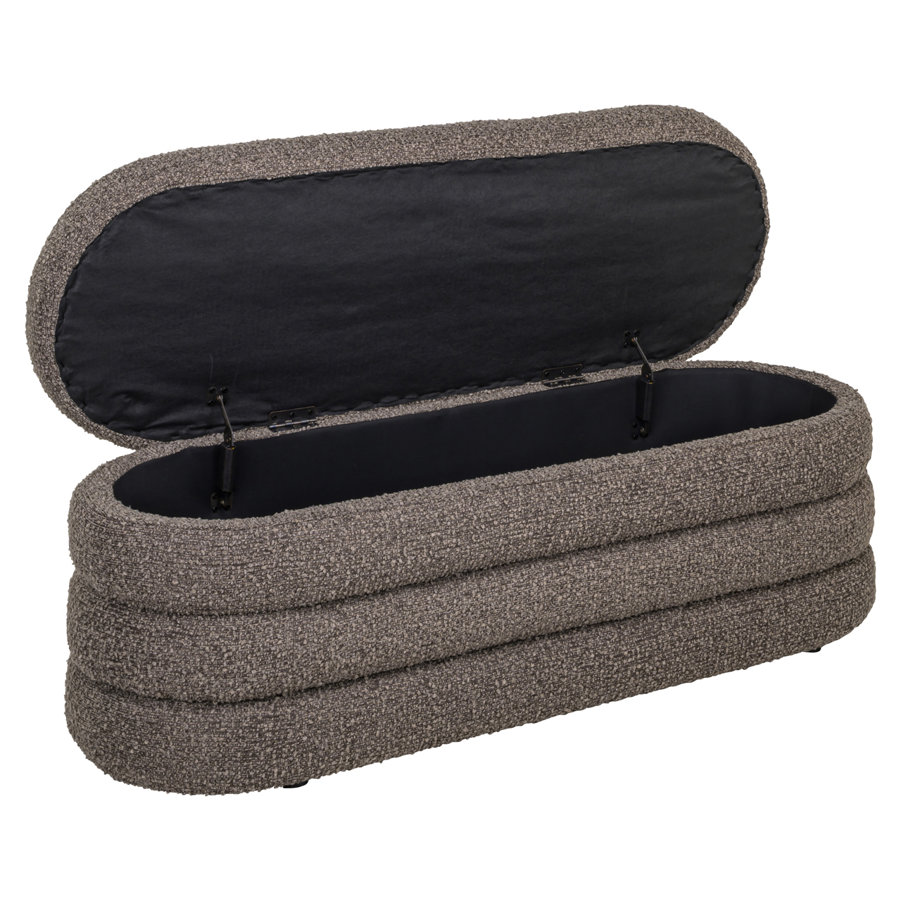 216066 - Pouffe & Footstool Camille brown chunky
