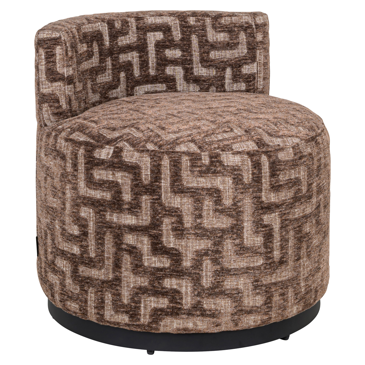 216067 - Lounge chair Franny brown labyrinth