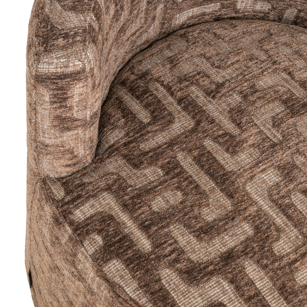 216067 - Lounge chair Franny brown labyrinth