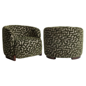 216108 - Lounge chair Hannah moss labyrinth fire retardant