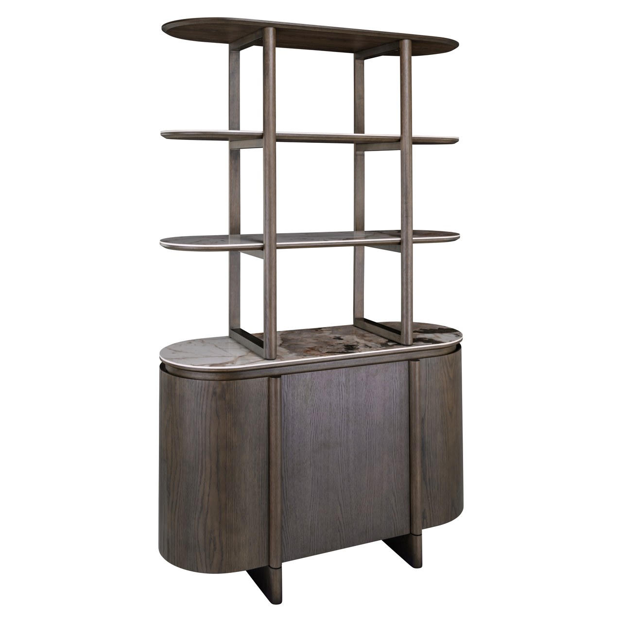 216145 - Display cabinet Langford brown