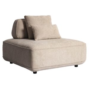 216259 - Sofa Tudor natural boldweave 1-seater movable backrest
