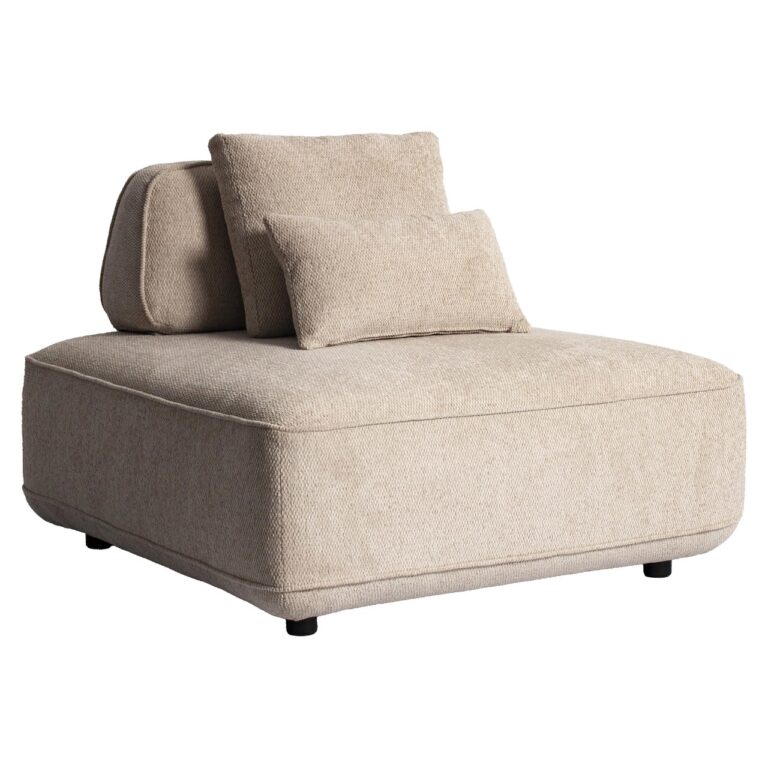 Sofa Tudor naturalna, pleciona, 1-osobowa, z ruchomym oparciem