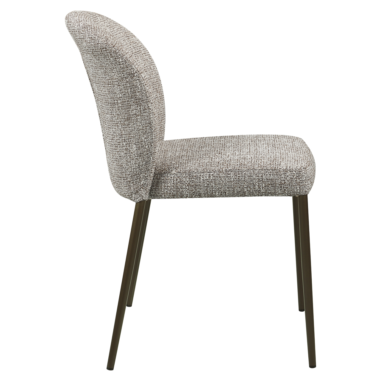 216272 - Dining chair Stacker earth tweed fire retardant (Set of 2)